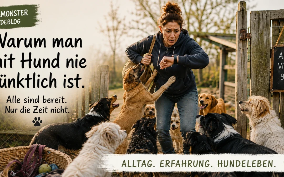 Warum man mit Hund nie pünktlich ist