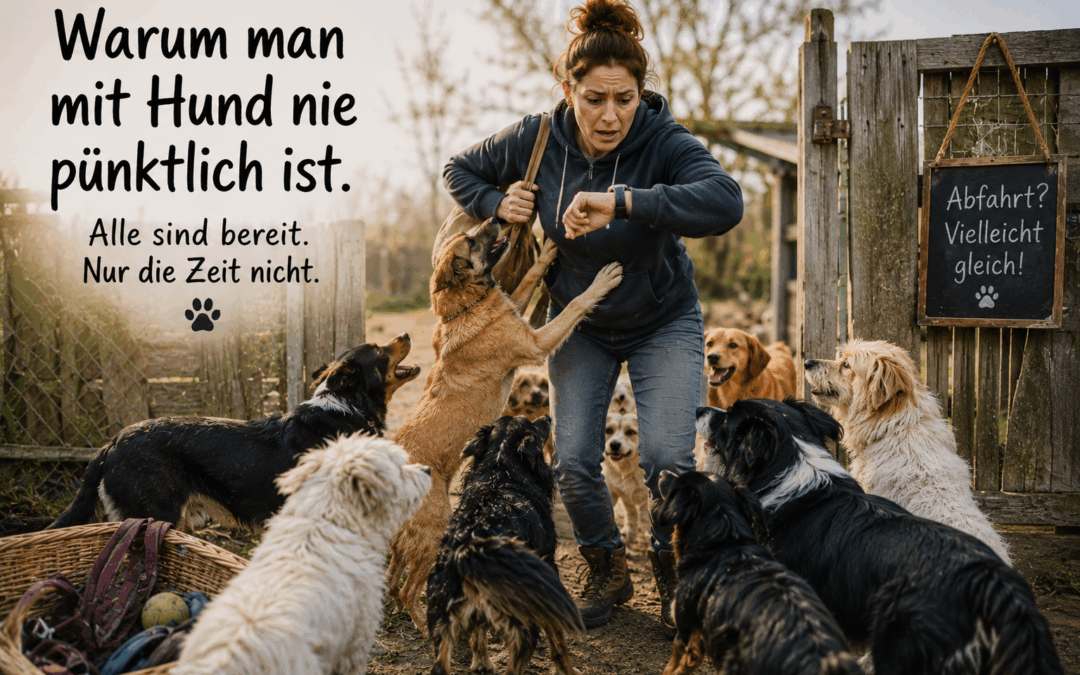 Warum man mit Hund nie pünktlich ist