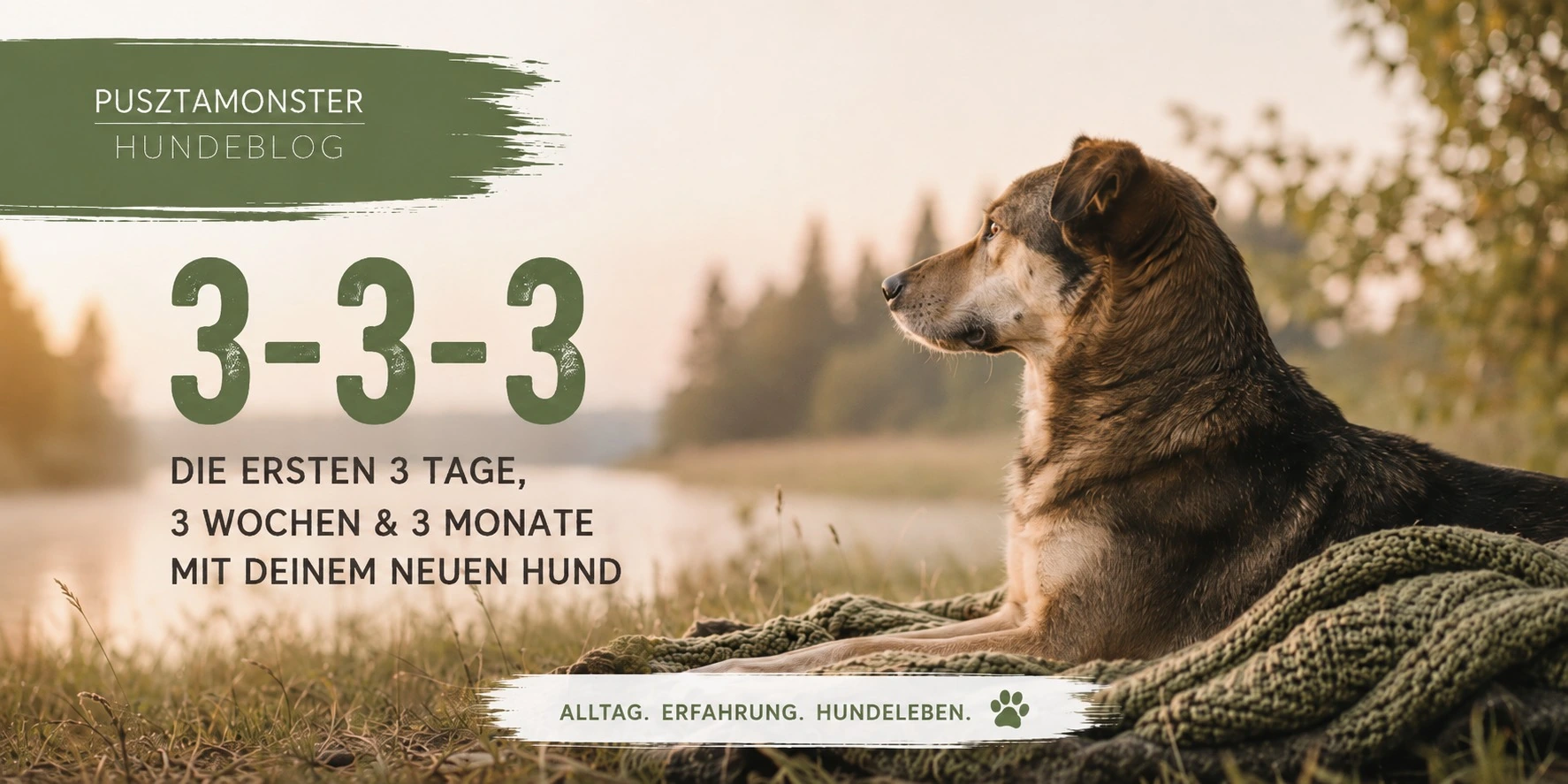 Die 3-3-3-Regel beim Hund: Orientierung ist kein Zeitplan