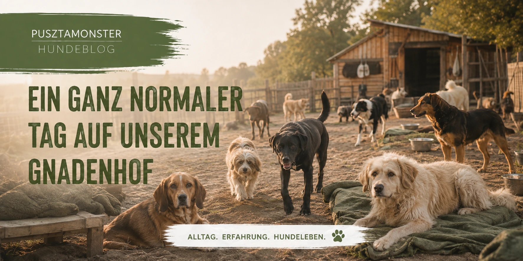 Ein ganz normaler Tag auf unserem Gnadenhof