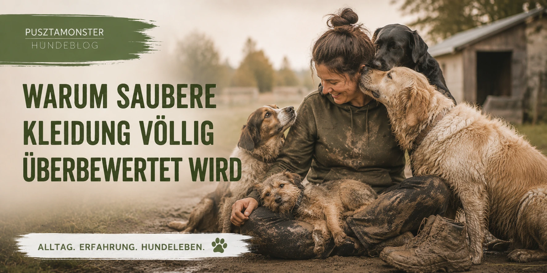 Warum saubere Kleidung mit Hund völlig überbewertet wird
