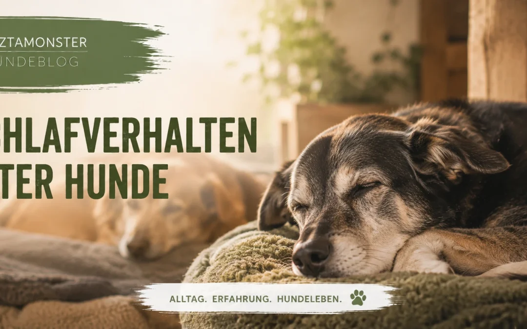 Schlafverhalten alter Hunde: Was verändert sich im Alter?