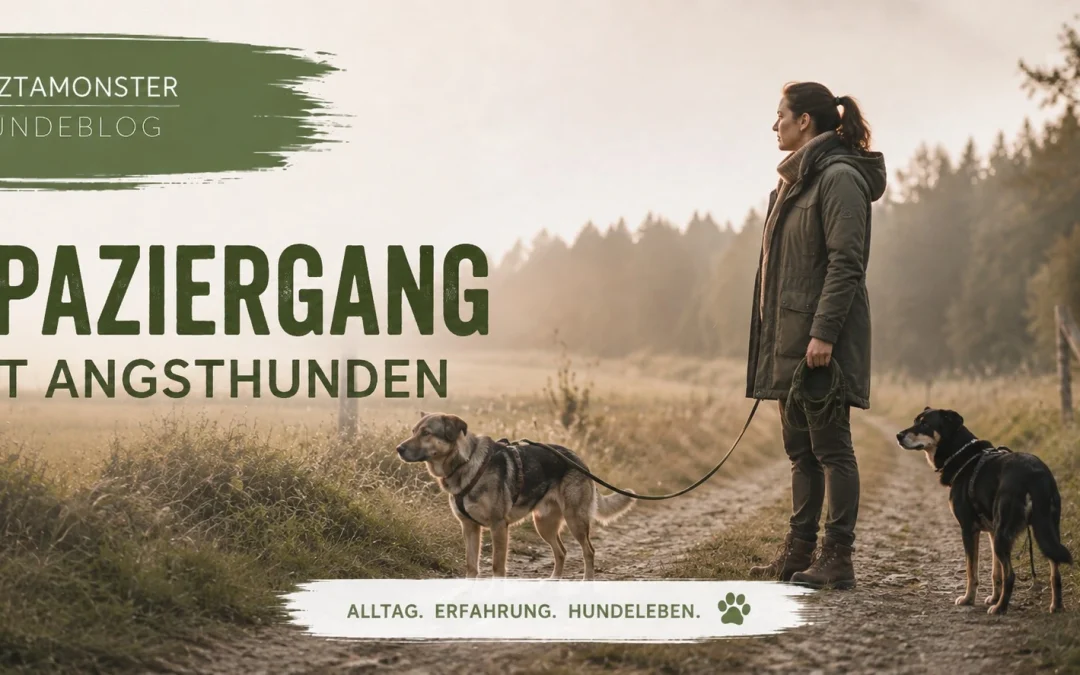 Spaziergänge mit Angsthunden: Wenn ein kleiner Weg schon viel sein kann